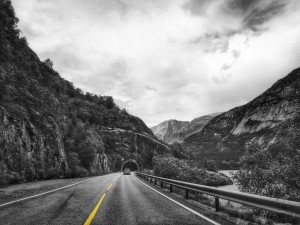 Tunnel Vision - Black & White